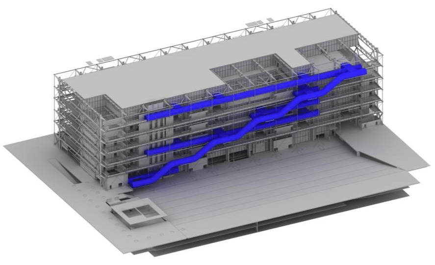 Dimensionnement des nouveaux vitrages courbes et des nouvelles menuiseries.